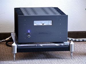 Grand Prix Audio Amp Stand with PBN AUDIO Olympia AX power amplifier